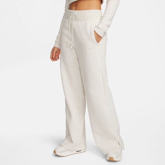 nike w nsw phnx plsh hr pant wide