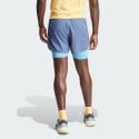 adidas Own The Run 3-Stripes 2-in-1 Shorts