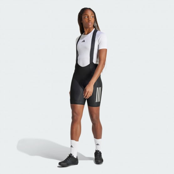 adidas essentials 3 stripes padded cycling bib shorts