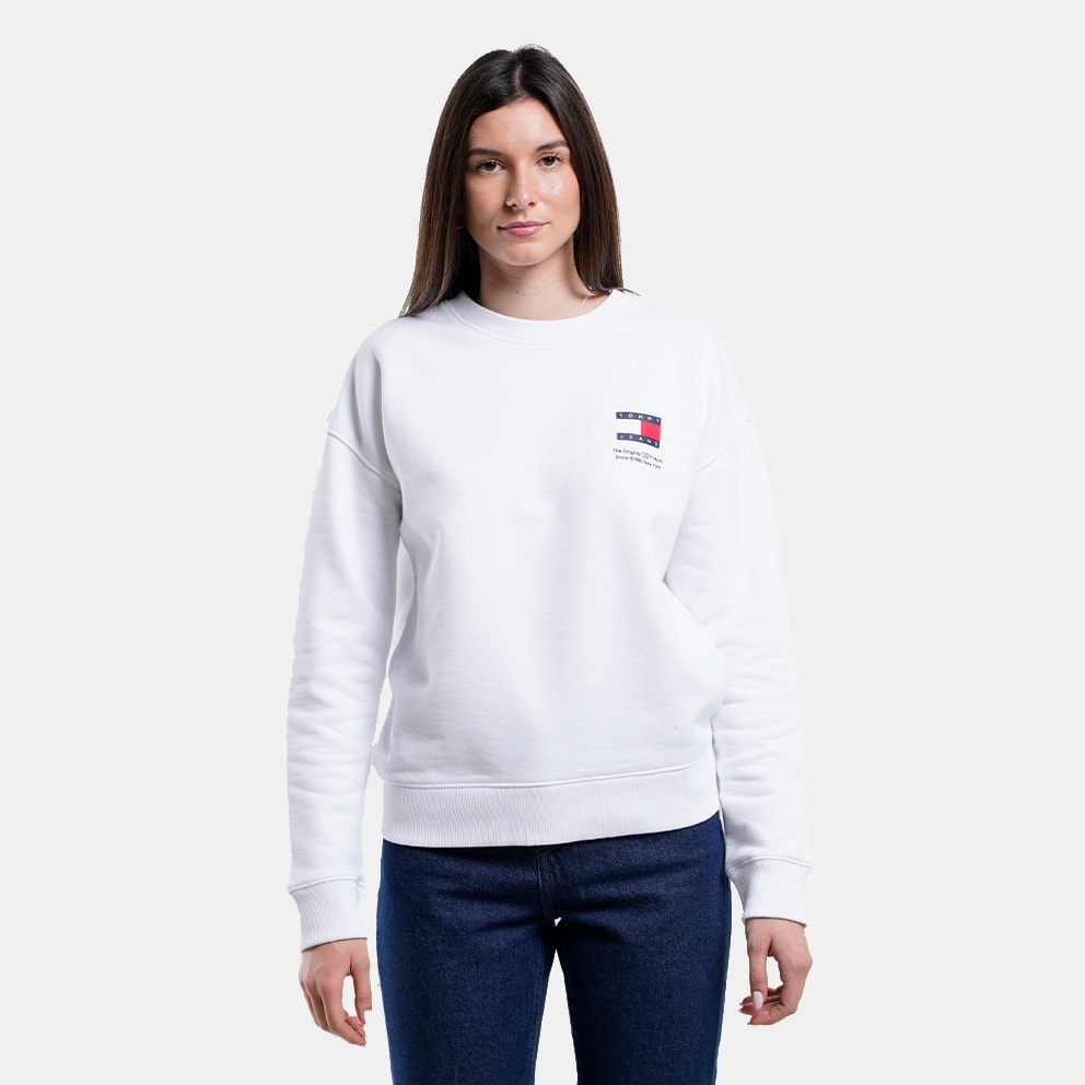  Tommy Jeans Boxy Graphic Flag Crew Γυναικεία Μπλούζα Φούτερ (9000175234_1539) 2025