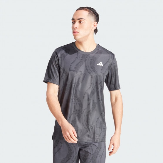 adidas bootcut club tennis graphic tee