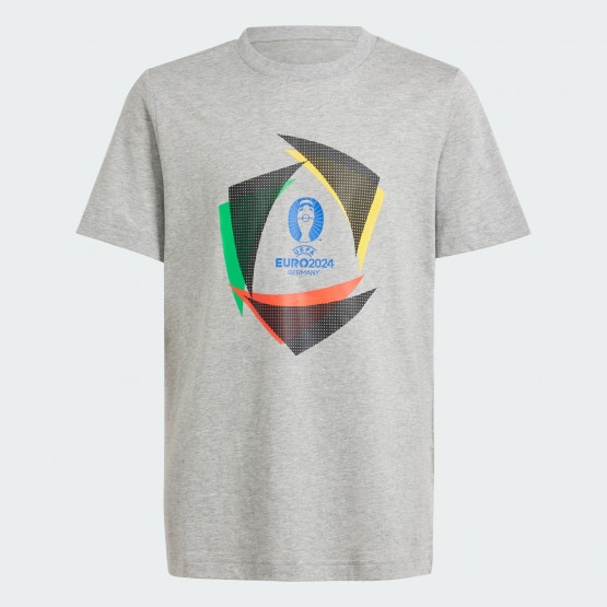 adidas UEFA Euro24™ Official Emblem Ball Kids' Football T-shirt