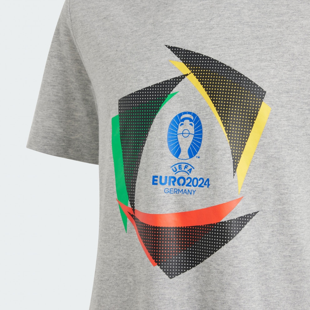 adidas UEFA Euro24™ Official Emblem Ball Kids' Football T-shirt