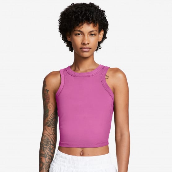 Nike Dri-FIT One Fitted Γυναικείο Αμάνικο T-shirt