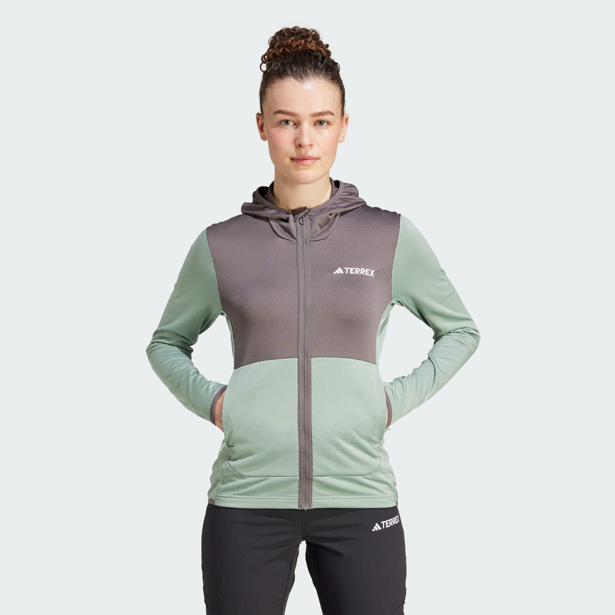 adidas Terrex adidas Terrex Terrex Xperior Light Fleece Hooded Jacket (9000182137_76917)