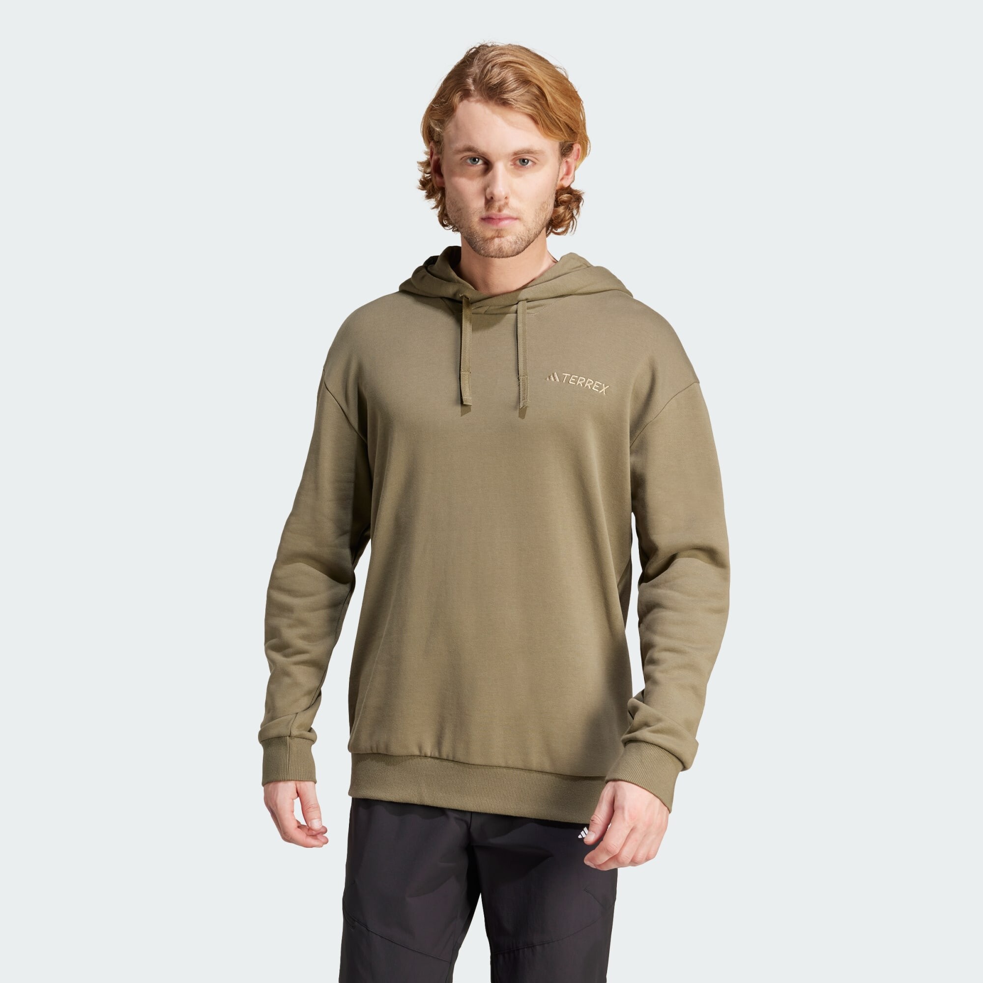 adidas Terrex Terrex Logo Hoodie Olive Strata IN4716
