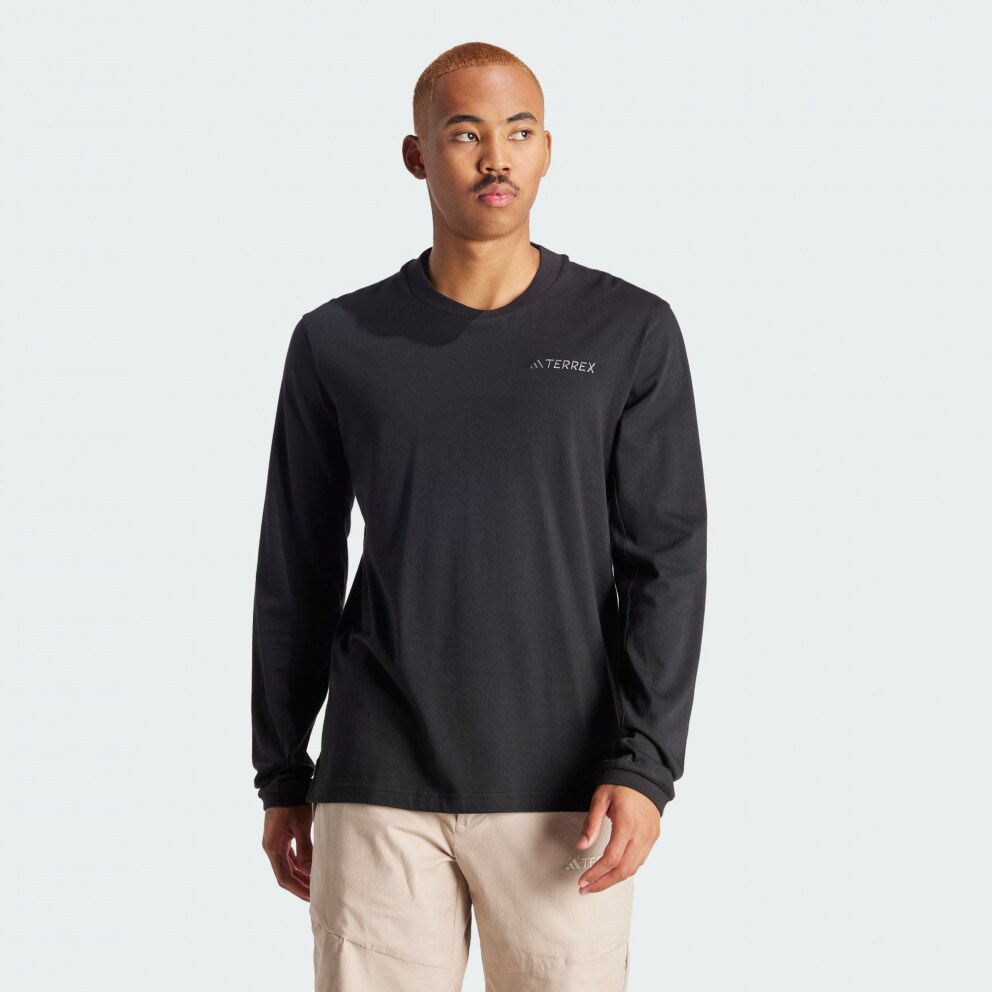 adidas Terrex Terrex Xploric Logo Long Sleeve Tee Black IN4615