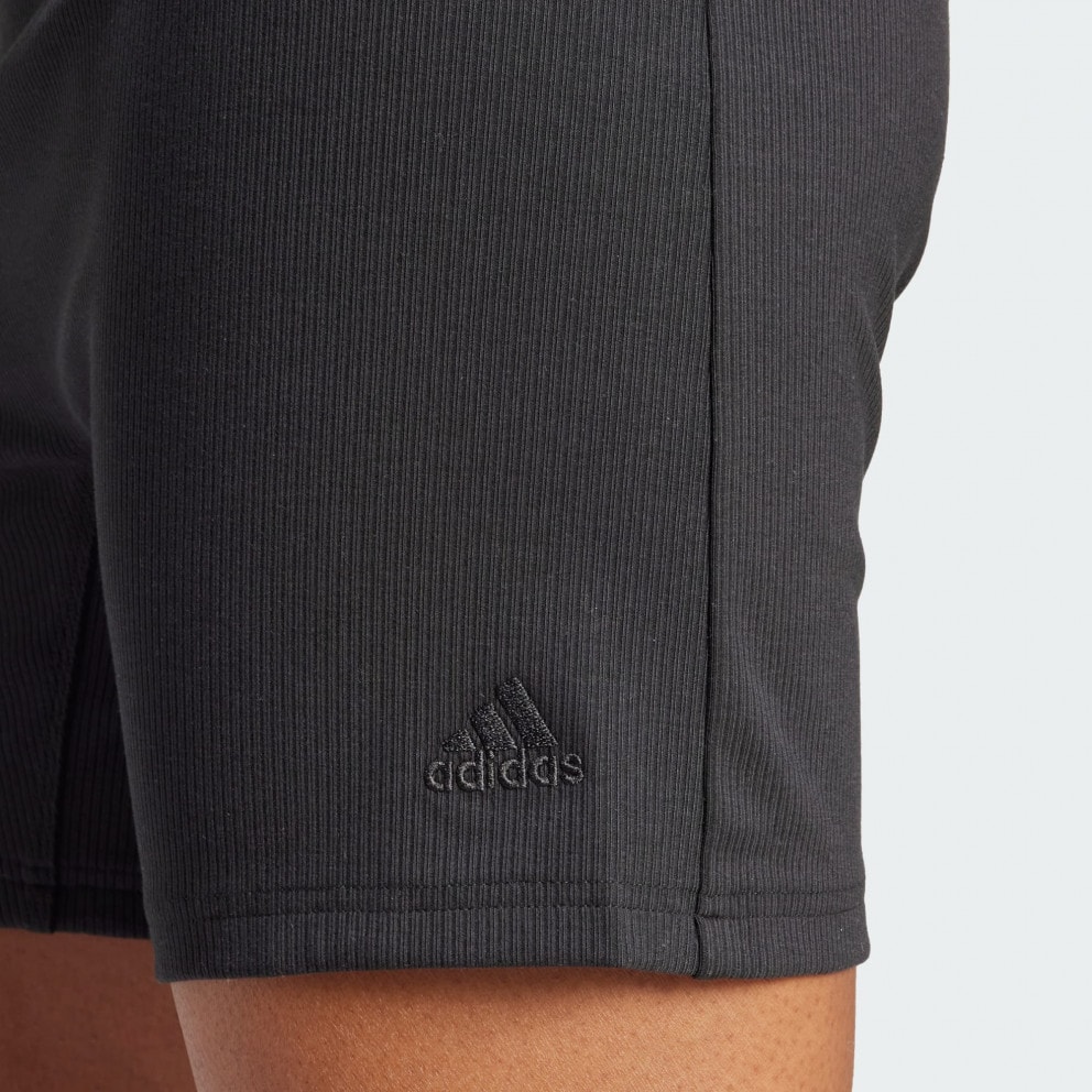 adidas sportswear Lounge Ribbed High-Waist Bike Shorts