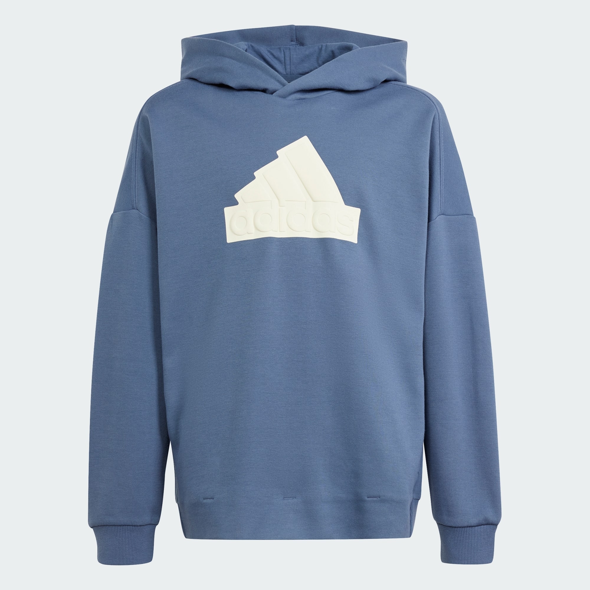 adidas Future Icons Logo Hooded Sweatshirt Preloved Ink Ivory IR8306