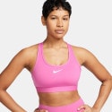 Nike Swoosh Medium Support Γυναικείο Αθλητικό Μπουστάκι