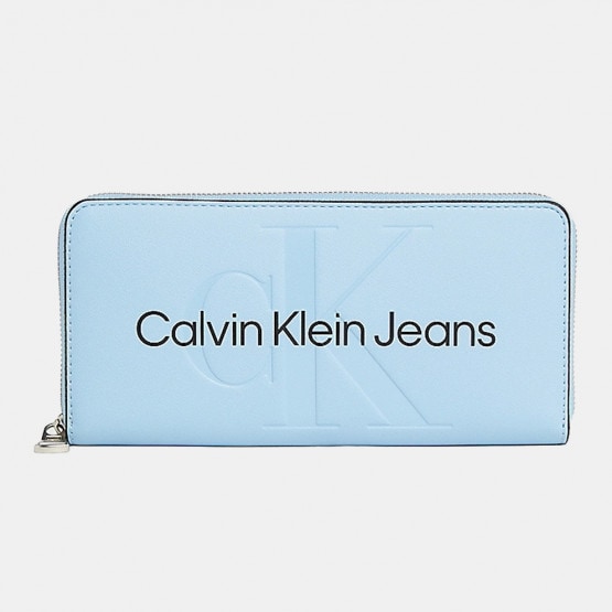 Calvin Klein Sculpted Zip Around Mono Women's Wallet