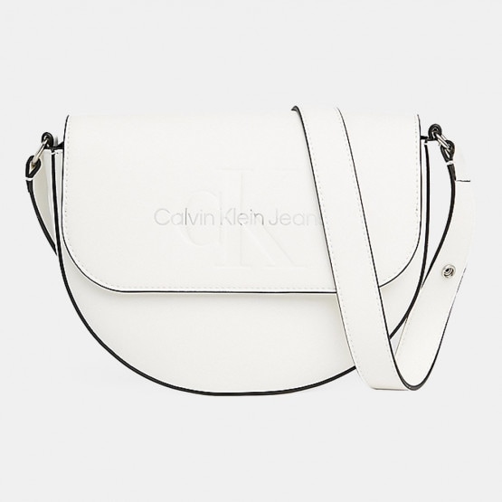 Calvin Klein Sculpted Saddle Γυναικεία Τσάντα Ώμου