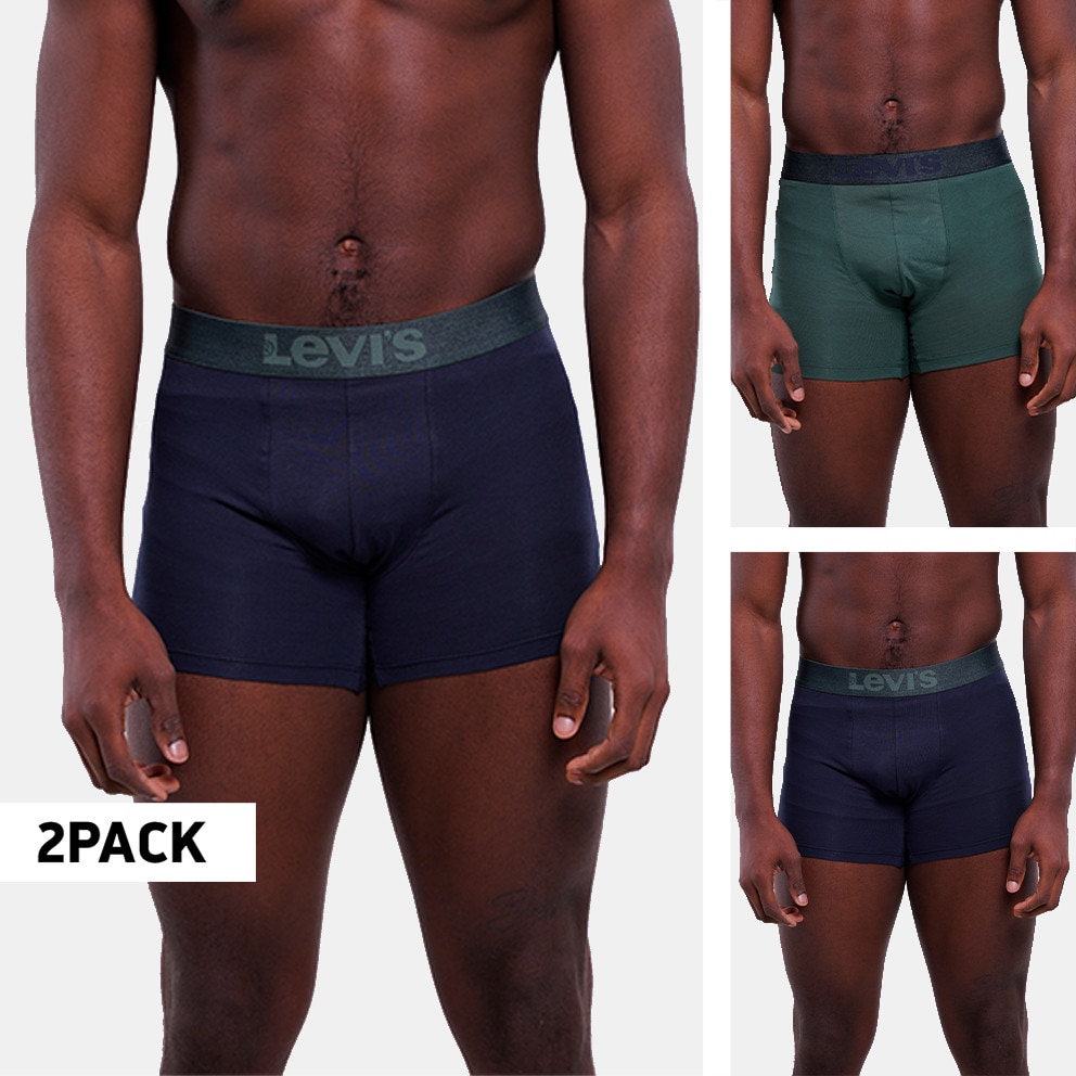 Levi's Men Melange Wb Boxer Brief Organic Co 2P