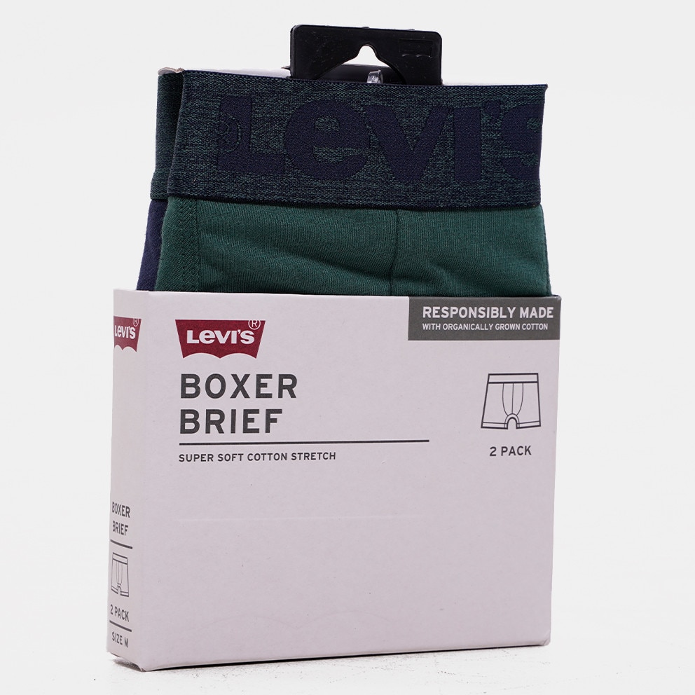 Levi's Men Melange Wb Boxer Brief Organic Co 2P