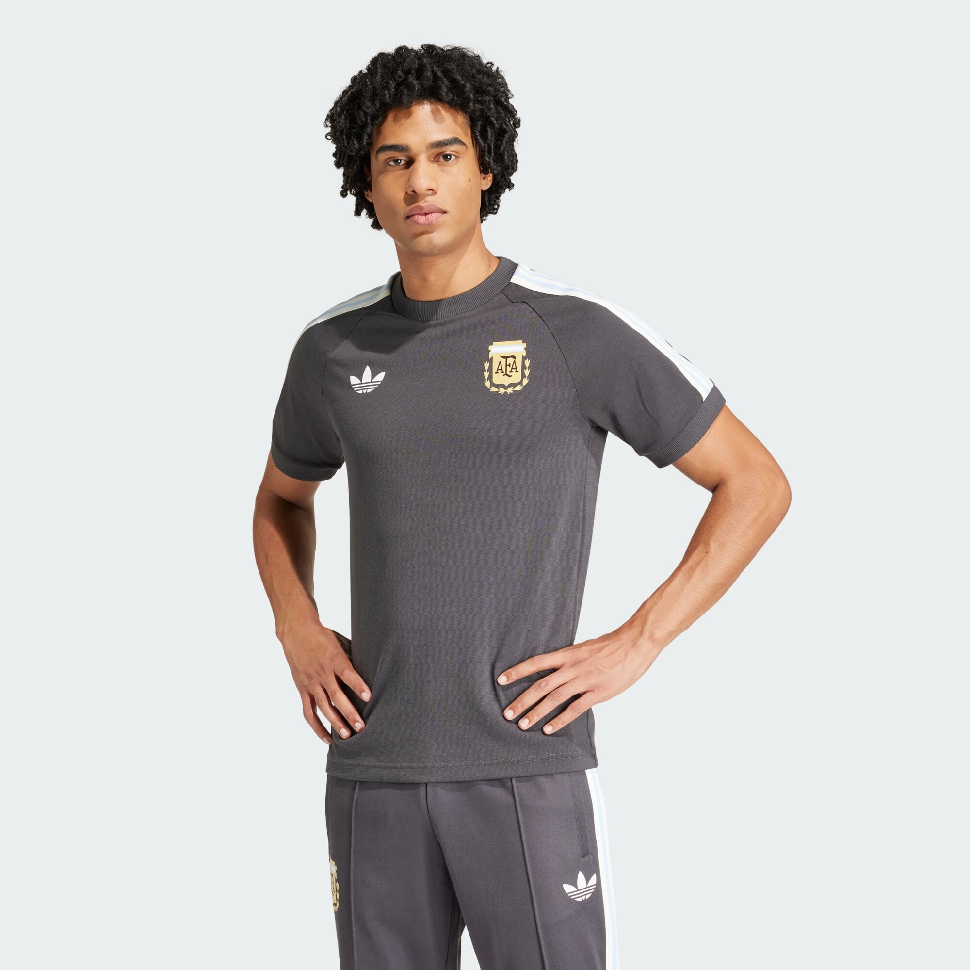 adidas Originals Argentina Beckenbauer en s shirt Grey IU2154 adidas b45364 sneakers clearance boots outlet mall