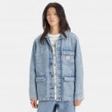 Levi's Broadway Enigneer Coat Med Indigo - Flat Fi