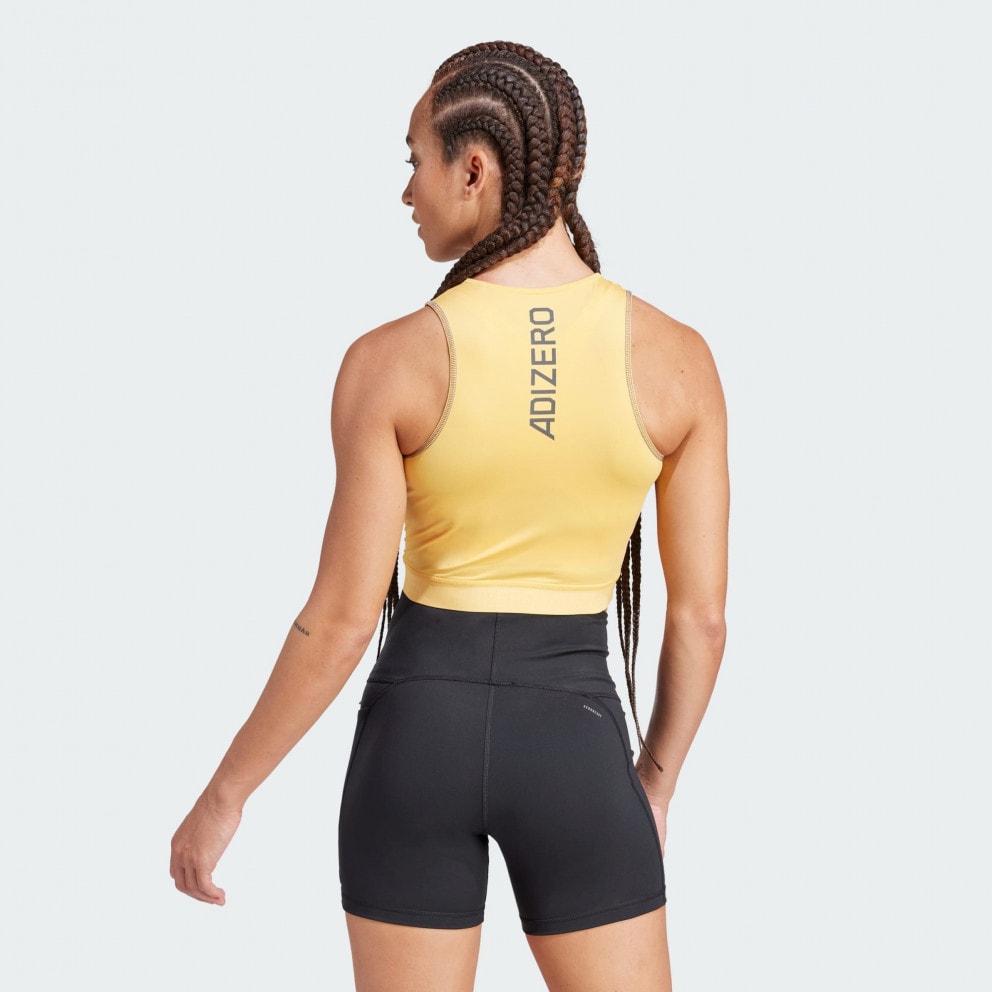 adidas Adizero Running Crop Tank Top