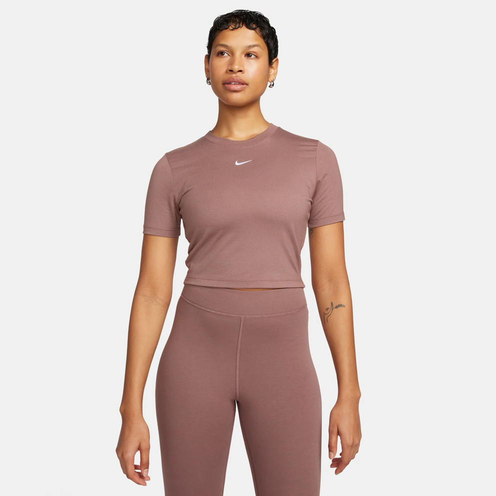  Nike Sportswear Essential Γυναικείο Cropped T-shirt (9000173360_34672) 2025
