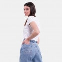 Tommy Jeans Washed Cropped Jersey Γυναικείο T-shirt