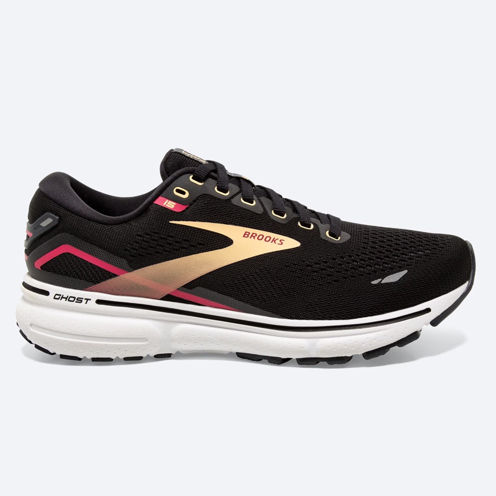 Brooks Ghost 15 Black/Orange/Raspberry Παπουτσι Γυ (9000179801_76490) Γυναικεία / Γυναικεία Παπούτσια / Γυναικεία Παπούτσια για Τρέξιμο