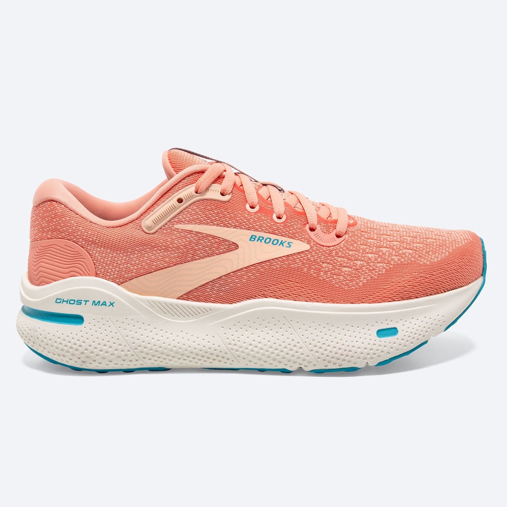 Brooks Ghost Max Papaya/Apricot/Blue Παπουτσι Γυνα