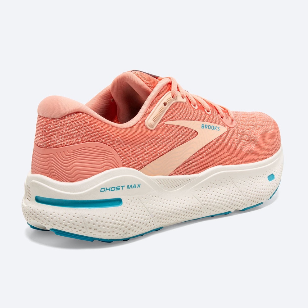 Brooks Ghost Max Papaya/Apricot/Blue Παπουτσι Γυνα