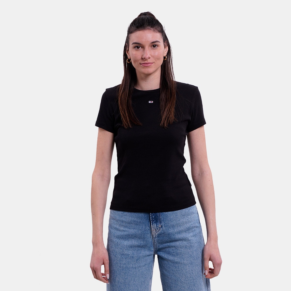 Tommy Jeans Slim Essential Rib Women's T-shirt