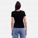 Tommy Jeans Slim Essential Rib Γυναικείο T-shirt