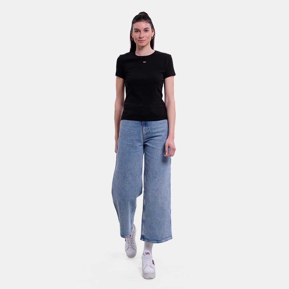 Tommy Jeans Slim Essential Rib Women's T-shirt