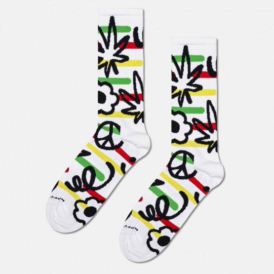 Happy Socks Doodle Sneaker Sock