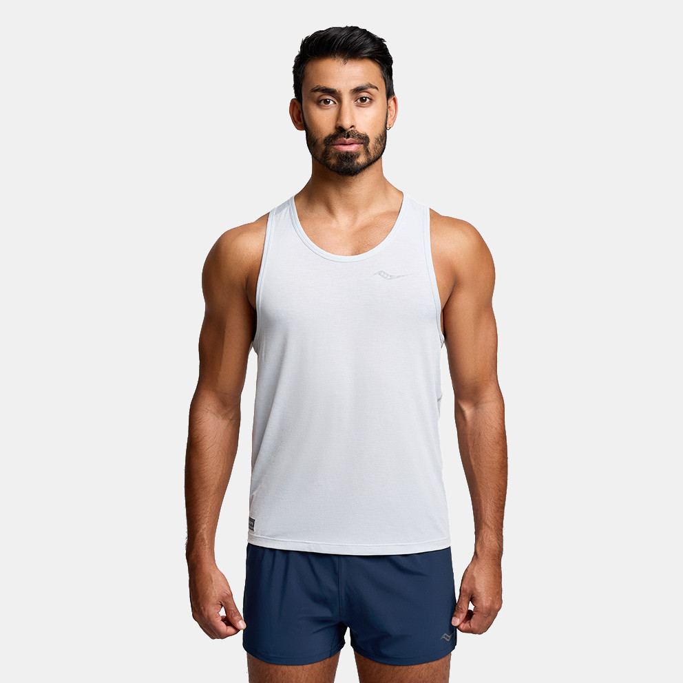 Saucony Saucony Stopwatch Singlet Aνδρική Αμάνικη Μπλούζα (9000177176_1622)