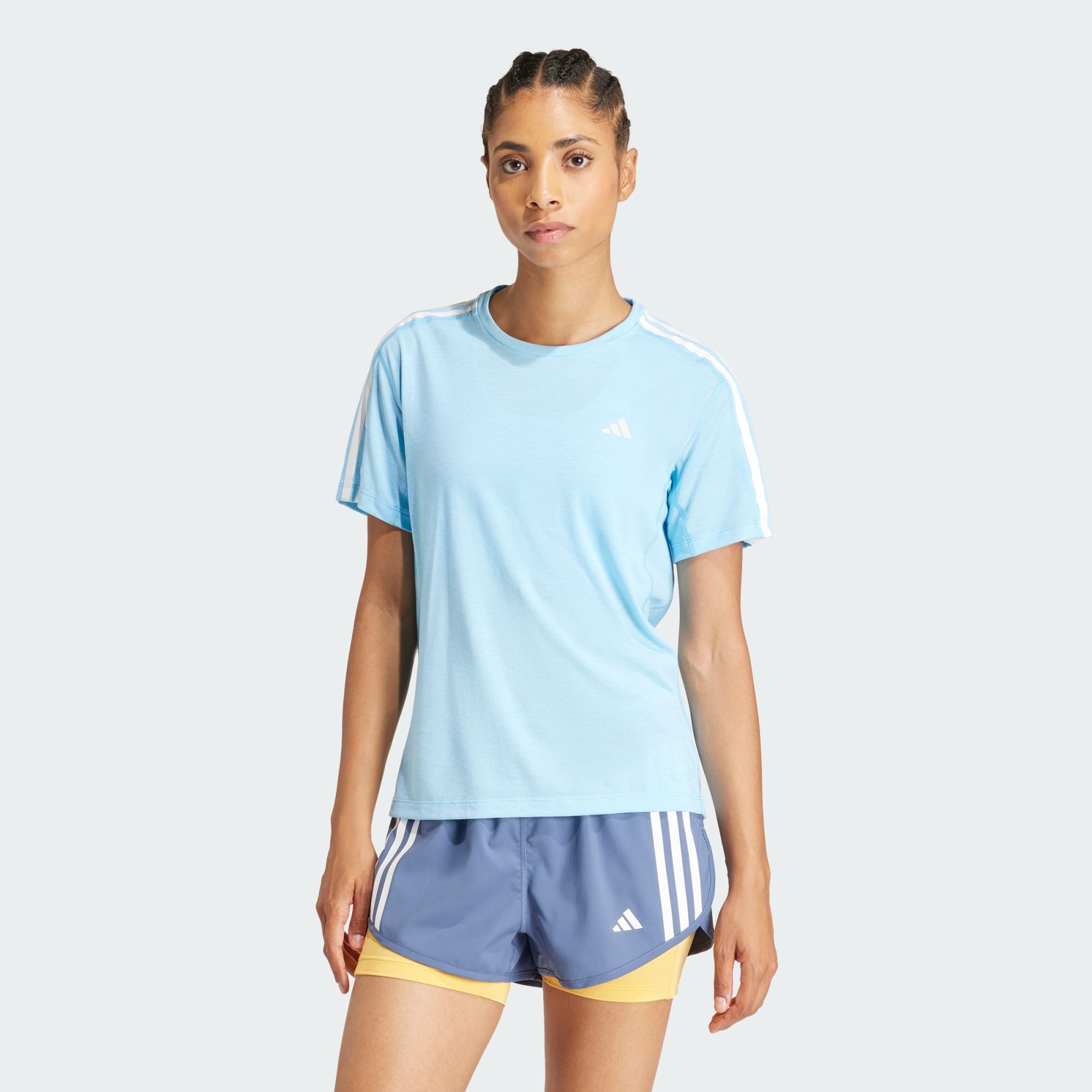  adidas Own The Run 3-Stripes Tee (9000183554_77078) 2025