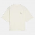 Puma Classics Ribbed Relaxed Mock Neck Γυναικείο T-shirt