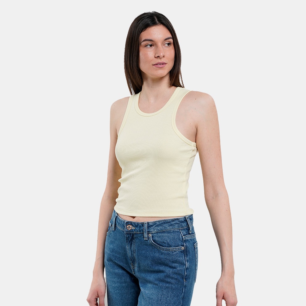 Only Onlvelma Rib Crop Tank Top (9000171001_43992)