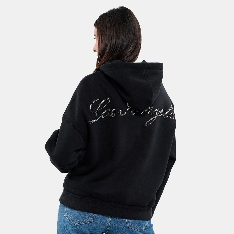 Guess Hood Zip L.A. Γυναικεία Ζακέτα