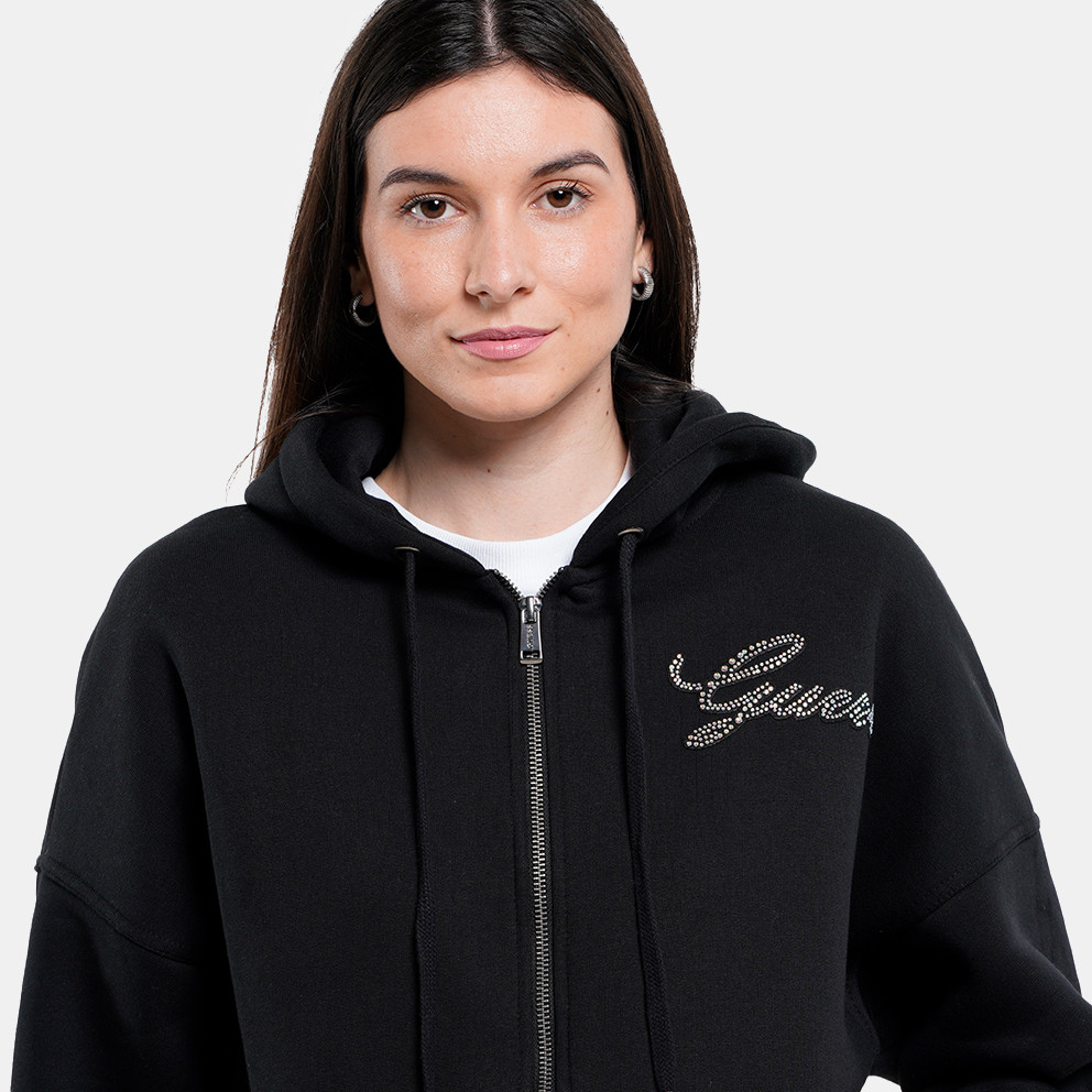 Guess Hood Zip L.A. Γυναικεία Ζακέτα