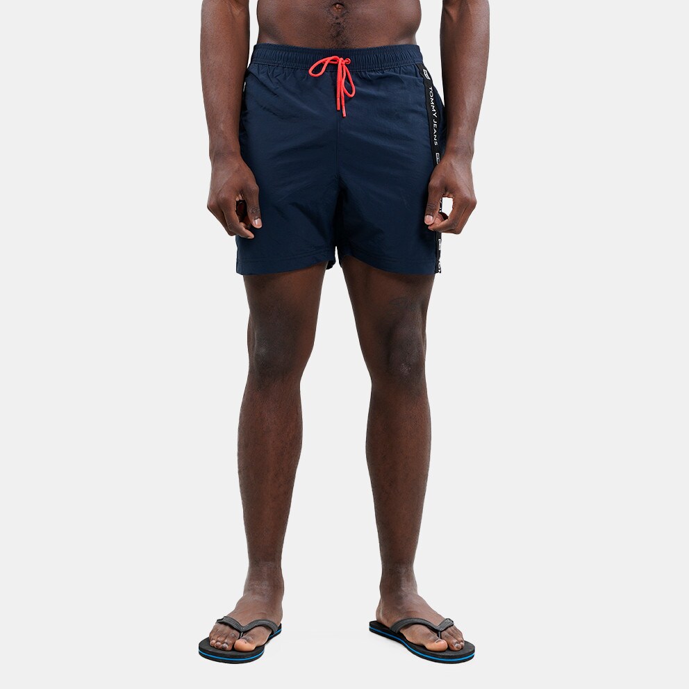 Tommy Jeans Medium Drawstring Side Tape Μen's Swim Shorts