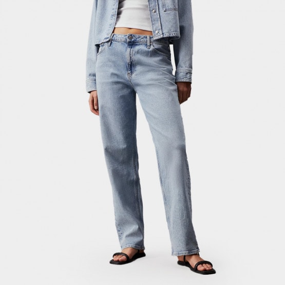 Calvin Klein Loose Straight Γυναικείο Τζιν Παντελόνι