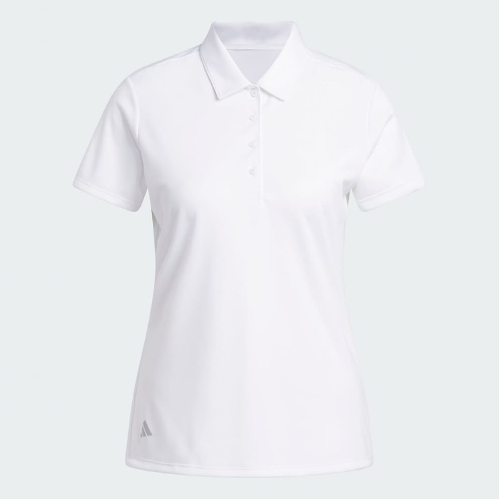 adidas Women'S Solid Performance Short Sleeve Polo Shirt