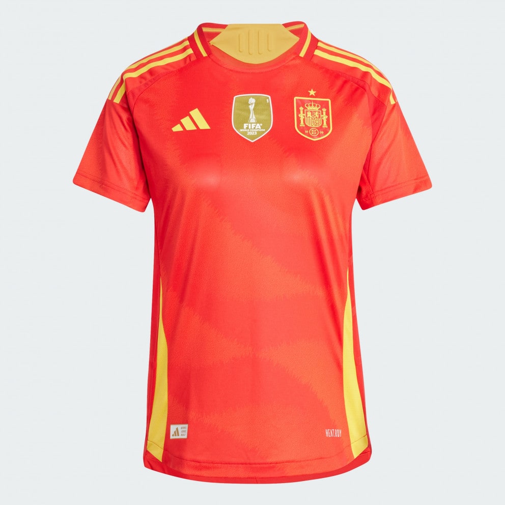 adidas Spain 2024 Home Authentic Women's Football Jersey Red IP9334