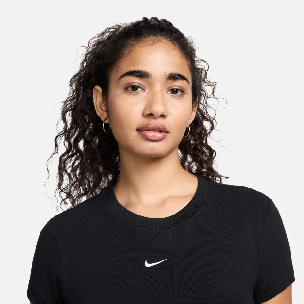 Nike Sportswear Chill Knit Mid Crop Γυναικείο T-Shirt