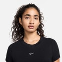 Nike Sportswear Chill Knit Mid Crop Γυναικείο T-Shirt