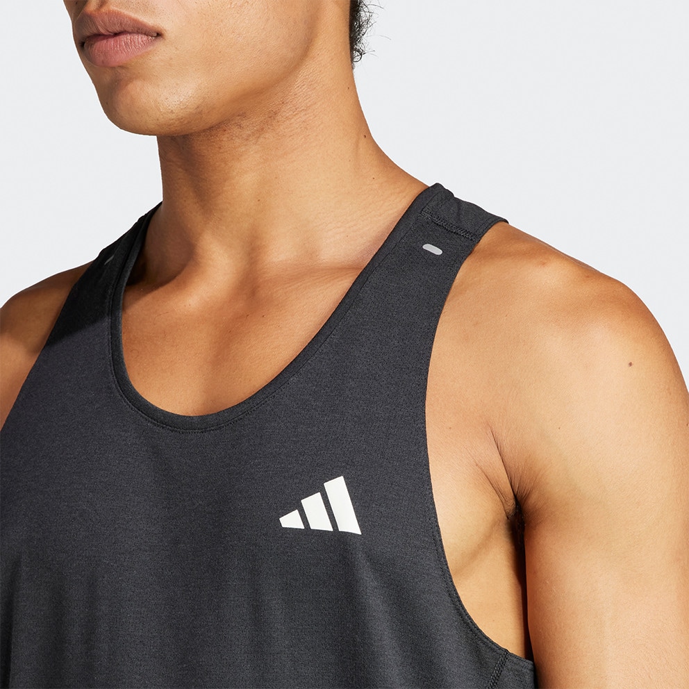 adidas Performance Own The Run 3-Stripes Μen's Τank Top