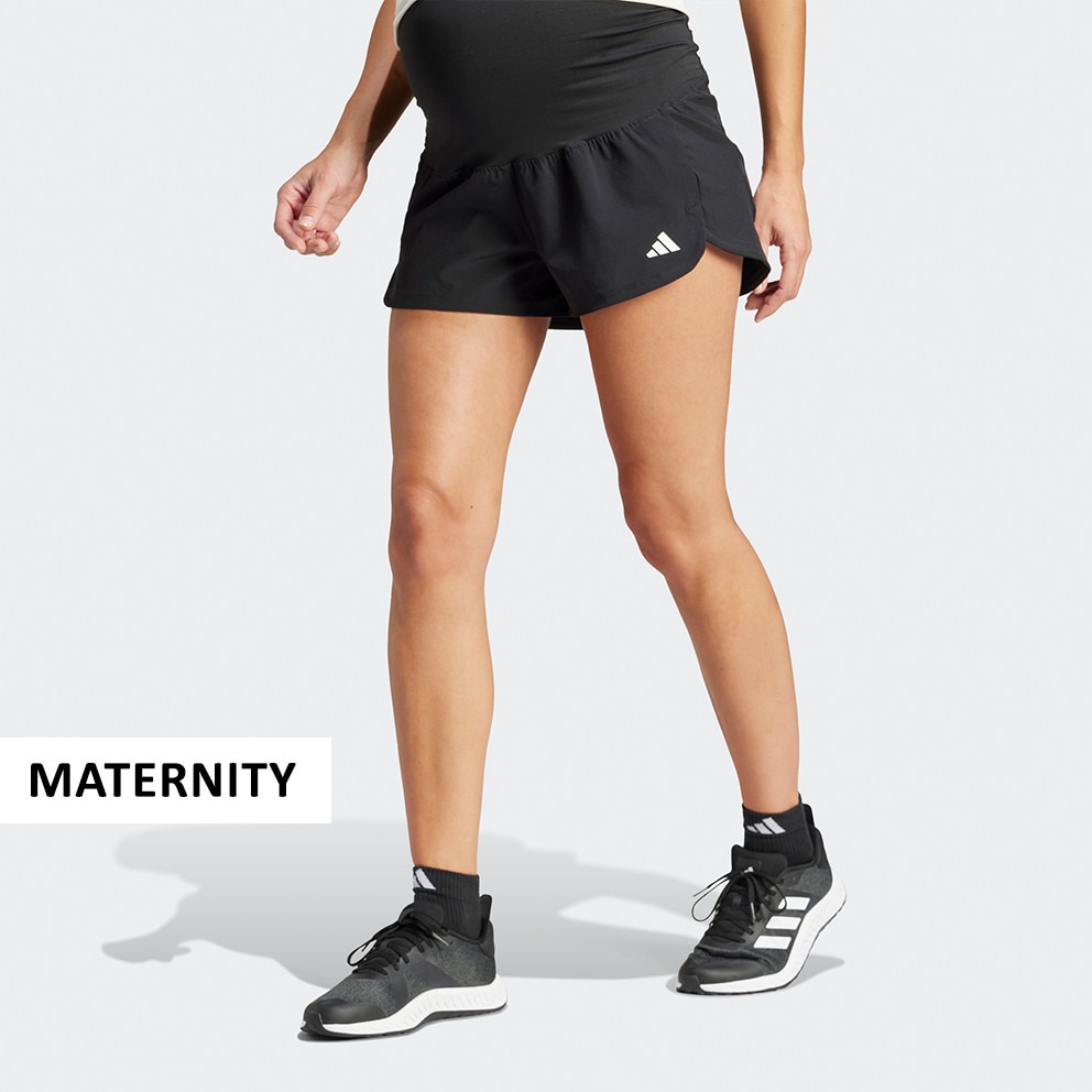 adidas Pacer Woven Stretch Training Maternity Shorts