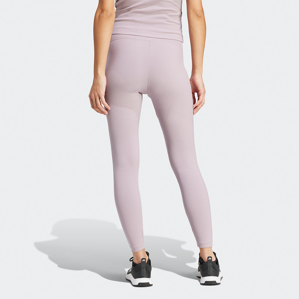 adidas Ribbed High-Waist 7/8 Leggings (Maternity)