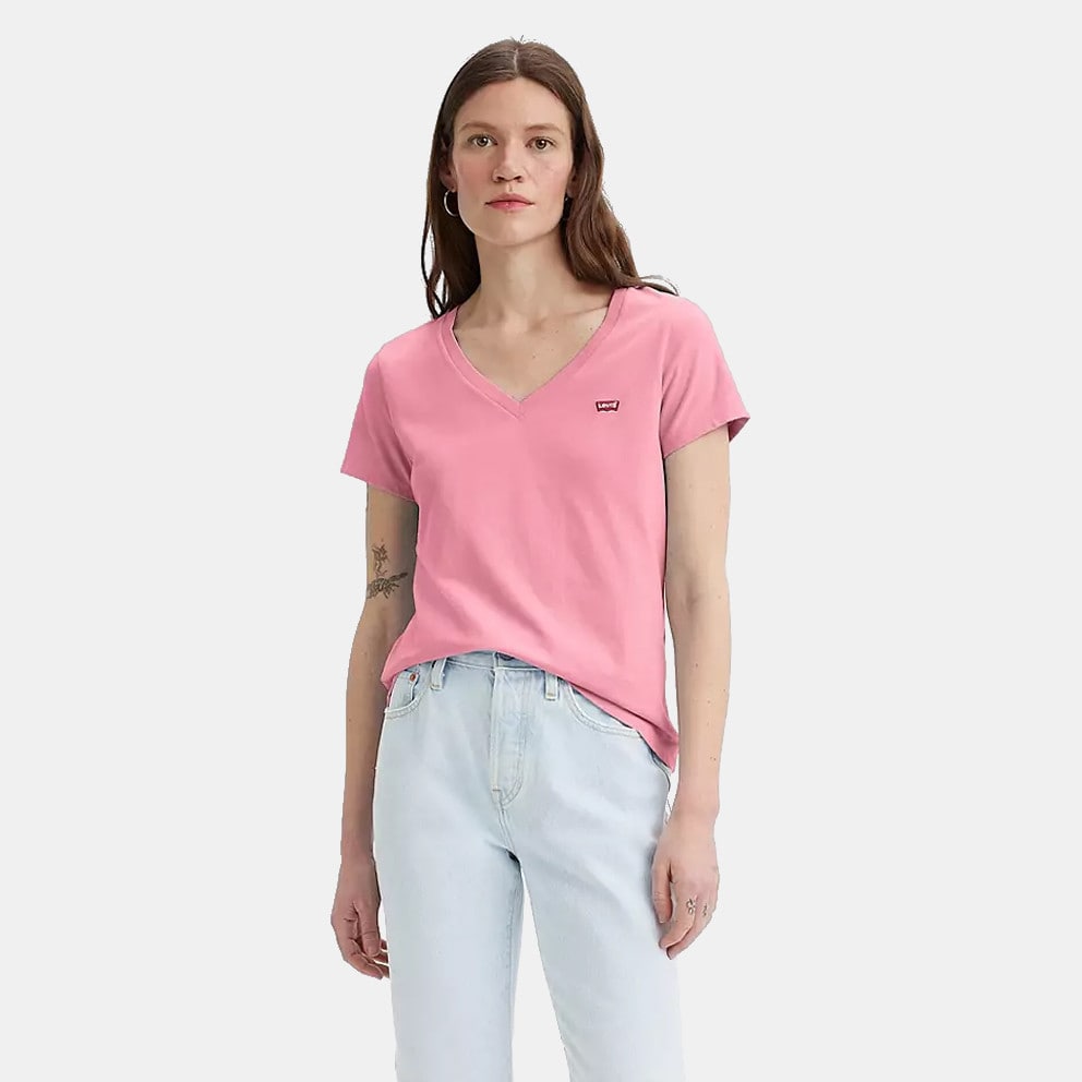 Levi s Perfect Vneck Women s T shirt Pink 853410068 0041