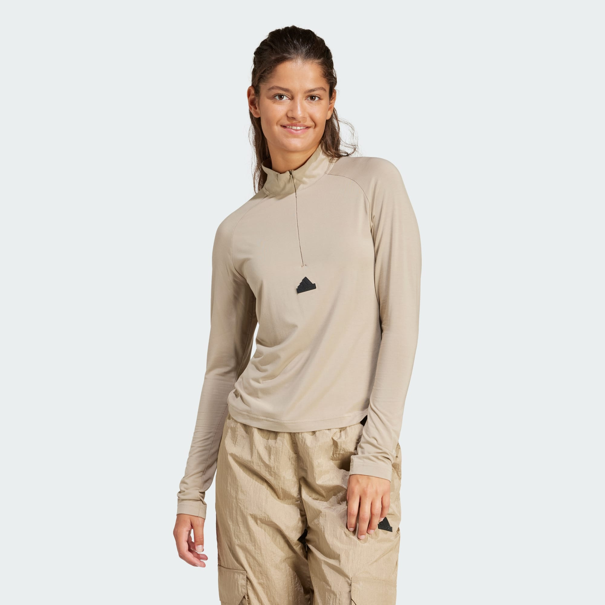 adidas Sportswear adidas City Escape Quarter-Zip Long Sleeve Tee (9000185931_77442)