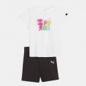 Puma X Trolls Minicat Tee & Shorts Set