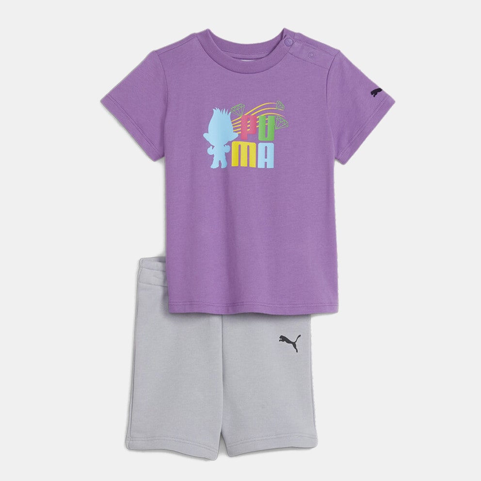 Puma X Trolls Minicat Tee & Shorts Set