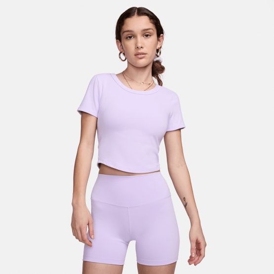 Nike Dri-FIT One Fitted Γυναικείο Cropped Τ-shirt
